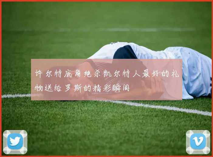 许尔特底角绝杀凯尔特人最好的礼物送给罗斯的精彩瞬间