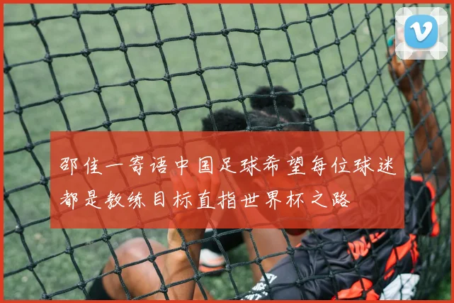 邵佳一寄语中国足球希望每位球迷都是教练目标直指世界杯之路